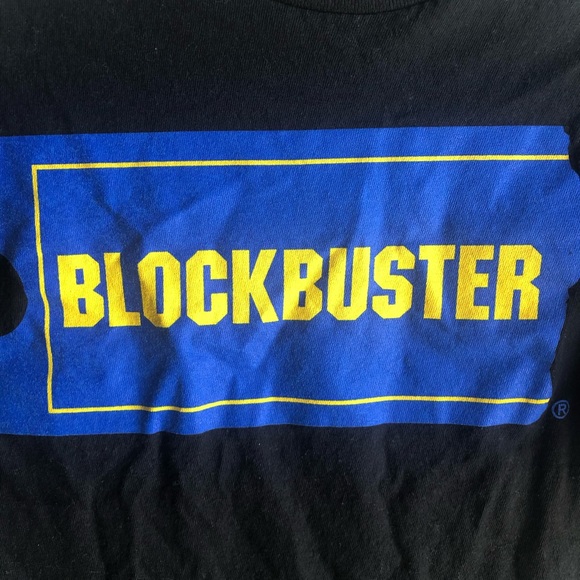 Size medium blockbuster vintage black top - Picture 3 of 9